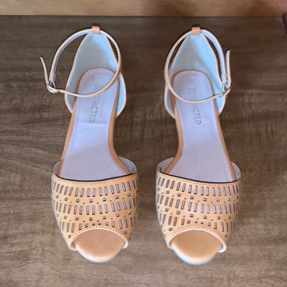 Restricted Leather Sandals